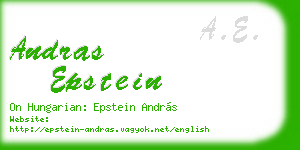 andras epstein business card